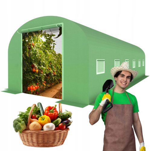  FÓLIA KERTI FÓLIA AGULATHOZ 6x3 ÜVEGHÁZ 18m2