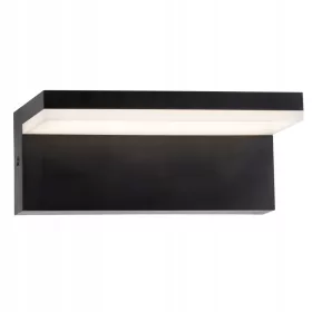    Polux fekete kerti fali lámpa beépített 10 W-os LED-forrással