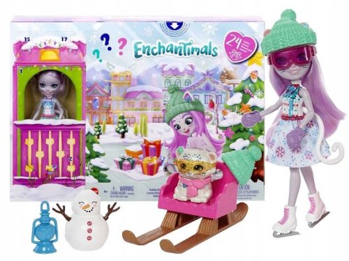 Enchantimals játék baba - Világszervezeti adventi naptár HHC21
