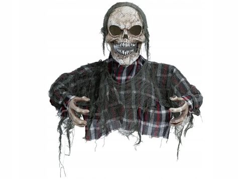 Csontváz holttest Halloween fénnyel és hanggal