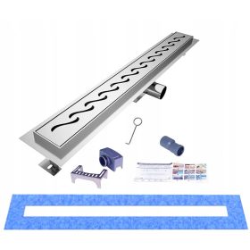 Nordic Tec lineáris lefolyó 90 cm