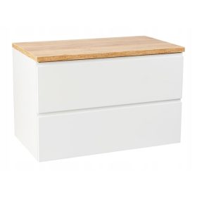    Fürdőszoba szekrény 80x50 függeszthető tömör pulttal a mosdó komód alatt