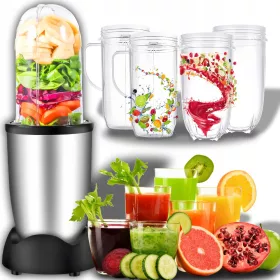    Retoo kehely turmixgép E606 pohár turmixgép 250 W ezüst/szürke