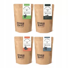  Afrika 4x200g készlet - speciális szemcsés kávé - frissen pörkölt - szűrő
