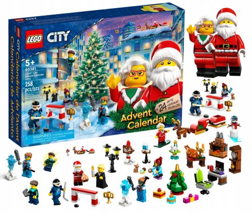 LEGO adventi naptár - Lego City Advent Naptár ajándékkészlet 2023 R. Új figura xxl
