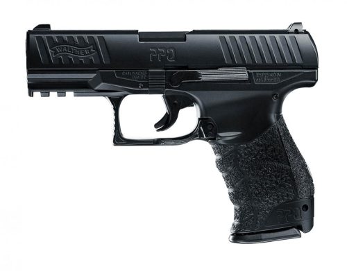 Airsoft fegyver - Walther PPQ Spring Metal Slide Black ASG pisztoly