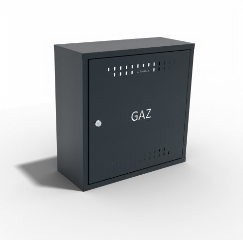 Szekrény, gázdoboz 60x60x25 antracit