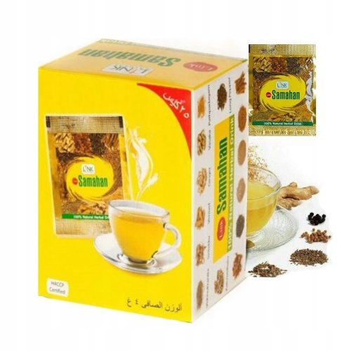 Samhan természetes gyógynövény ajurvédikus tea 25 tasak megfázáshoz