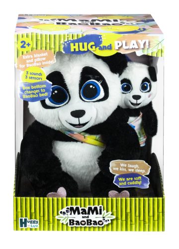  TM Toys Interactive Panda Mami és Baby Panda Baobao 0372