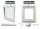 Fehér PVC billenő ablak 40x80 400x800 dönthető