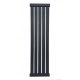  Vízfürdő radiátor Scarlet 467 W 380 x 1200 mm fekete
