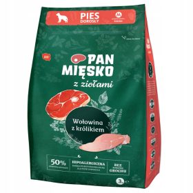    Serpenyős hús fűszernövényekkel Marhahús nyúllal M 3kg