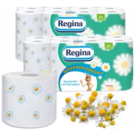 Vécé papír - Regina Chamomile WC -papír szett 32 henger