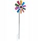  Fém Wind Spinner Kerti szélmalom kültéri udvar