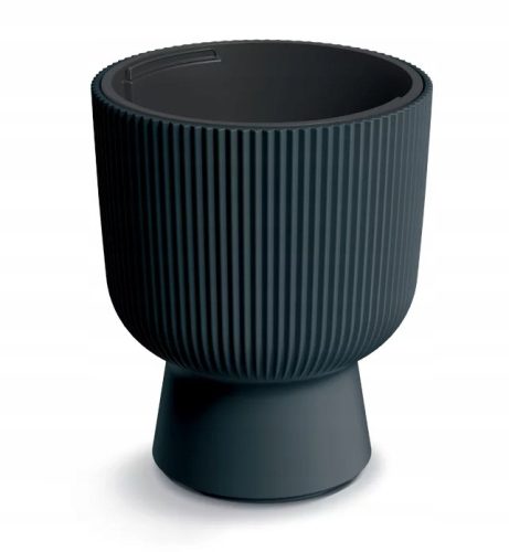  Prosperplast virágcserép 39 cm x 39 x 45,5 cm átmérő 39 cm műanyag szürke és ezüst árnyalatok