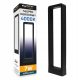  Téglalap alakú világítóoszlop beépített LED-forrással, 50 cm, fekete