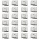 Kábelbilincs fotovoltaikához Fém huzalkapcsok 50 db