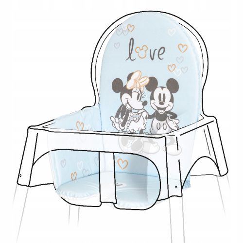 Etetőszék - Keeper 185016 Lena Mickey Mouse Mate a szék táplálására felhős kék
