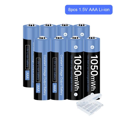 Kis akkumulátor 1050 MWh 1,5 V, 8 AAA