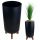  Prosperplast Gracia Tubus Slim virágcserép 19,5 x 36,5 cm antracit