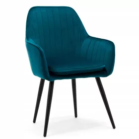   KÁRPÍTOTT, FOLTOZOTT VELÚR SZÉK ÉTKEZŐ NAPPALIBA EMILIA