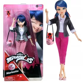    Csodálatos baba: Katicabogár és Cat Noir Bandai Miraculous Marinette baba 26 cm