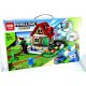 LEGO építőkészlet - Minecraft Blocks House 3in1 Farm House 637 Elements