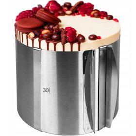   Sütőformá - Edge Cake pánt Állítható átmérője 16-30cm HIGH 20cm skálával