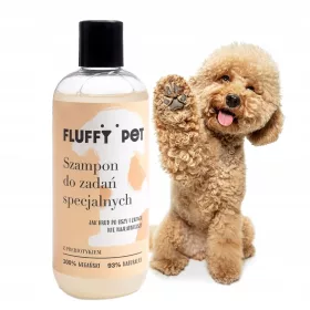    Vegán sampon kutyáknak speciális feladatokra FluffyPet 300ml