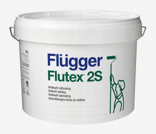 Flügger akril falfesték 10 l Matt fehér