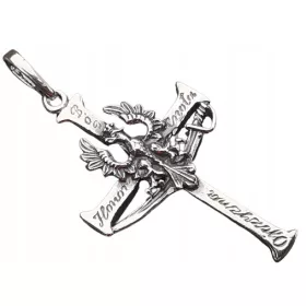    KERESZT KERESZT SAS KORONÁBAN EZÜST ISTEN TISZTELET A HAZA HAZÁZAT