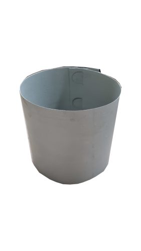  Asymilator virágcserép 20 cm x 20 x 20 cm átmérő 20 cm műanyag sötétszürke