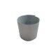  Asymilator virágcserép 20 cm x 20 x 20 cm átmérő 20 cm műanyag sötétszürke