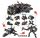 LEGO építőkészlet - Robot vadász transzformátor SWAT 8in3 418 elem.