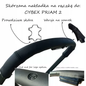    Teljes bőr huzat cipzárral a Cybex Priam 2/4 és E-priam babakocsi fogantyújához
