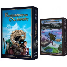    Rebel Fantastic Worlds társasjáték + Rebel Fantastic Worlds: Cursed Treasures