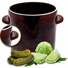    KERÁMIA EDÉNY KÁRMŰHORDÓ uborka SZEDÉSÉHEZ KERÁMIA 2L