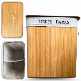   Ruhakosár - Interlook 100l natúr szabadon álló szennyeskosár