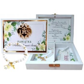  Szentáldozási ajándéktárgy karkötővel LÁNYKÉSZLET