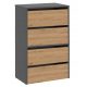  TopEshop cipős szekrény 60 x 88 x 36 cm antracit