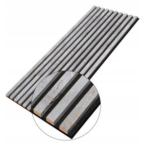   Fali léc díszítő panel FELT-en 10 db caspio márvány arany 275x46