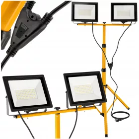   Set Halogen 2x100W LED fényszóró + állványkészlet nagyon erős fény