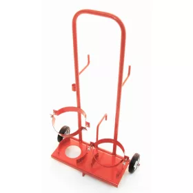 Kerekes állvány, oxigénpalack 5l, propán 1kg