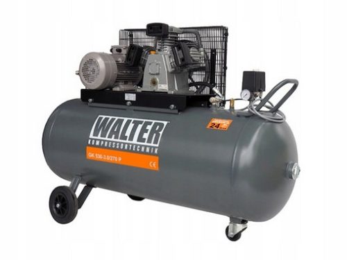 Walter GK530-3.0/270 olajkompresszor 270 l 10 bar + Walter WKTT kompresszor olaj 1 l