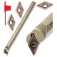 Forgatókés SH FI 16 S16Q SDUCR 11 1 db + 3× Betét 1 db SH DCMT 11T304-SH SH5030