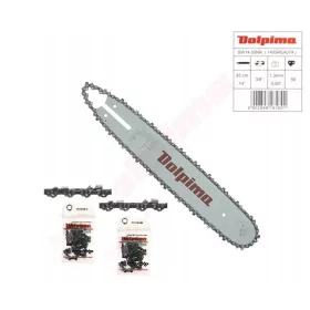    VEZETÉSRÚD + 2 DOLPIMA LÁNC 35cm 3/8 1,3 STIHL 023 025 MS 230 250 251