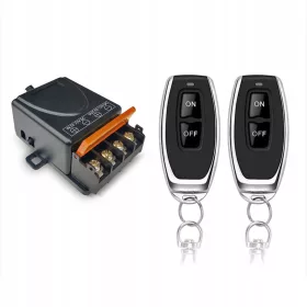   Vezeték nélküli RF relé vevő modul 433MHZ 30A DC 12V 24V