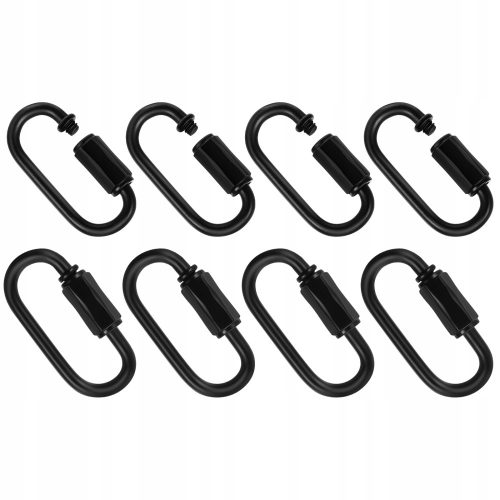 Karabiner lánc összeköttetés ovális oxis 8