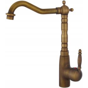 Szabadon álló mosdócsap, arany