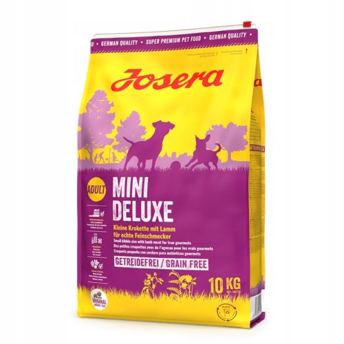 Josera Mini Deluxe 10kg-os gabonamentes táp kistestű fajtáknak